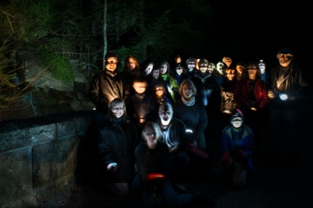 Deer Brook Bridge Light Painters