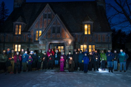 Brown Mountain Gatehouse Light Painting Acadia National Park Painters