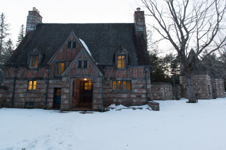 Brown Mountain Gatehouse Light Painting Acadia National Park PreShot