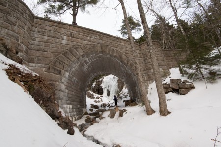 Waterfall Bridge Acadia National Park Pre-Shot